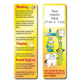 Dental Hygiene Stock Full Color Digital Printed Bookmark